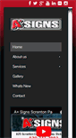 Mobile Screenshot of aplussignsinc.com